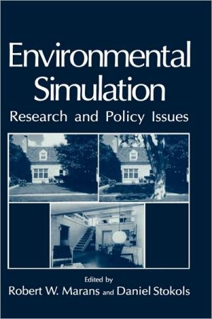Book Environmental Simulation: Research and Policy Issues free
