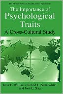 Book The Importance of Psychological Traits: A Cross-Cultural Study (The Springer Series in Social Clinical Psychology) free