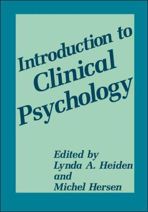 Book Introduction to Clinical Psychology free