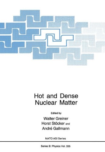 Book Hot And Dense Nuclear Matter (nato Science Series B: Physics) free