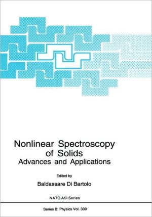 Book Nonlinear Spectroscopy Of Solids: Advances And Applications (nato Science Series B:) free