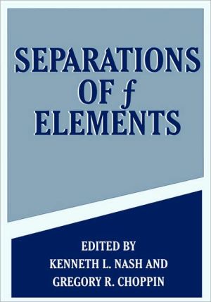 Book Separations of f Elements free