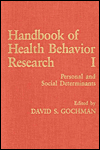 Book Handbook of Health Behavior Research I: Personal and Social Determinants free