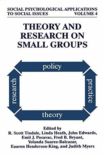 Book Theory and Research on Small Groups (Social Psychological Applications To Social Issues) free