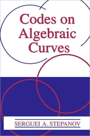 Book Codes on Algebraic Curves free