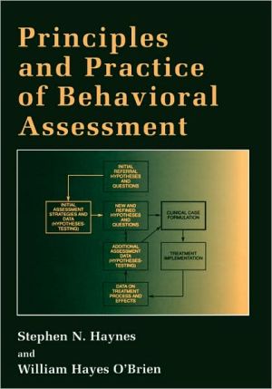 Book Principles and Practice of Behavioral Assessment (Applied Clinical Psychology) free