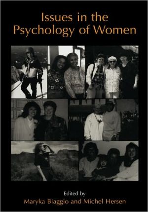Book [Studyguide for Issues in the Psychology of Women by (Editor), Maryka Biaggio, ISBN 9780306463211] (By: Cram101 Textbook Reviews) [published: August, 2012] free