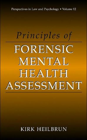 Book Principles of Forensic Mental Health Assessment (Perspectives in Law & Psychology (12)) free