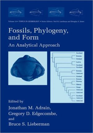 Book Fossils, Phylogeny, and Form: An Analytical Approach (Topics in Geobiology (19)) free