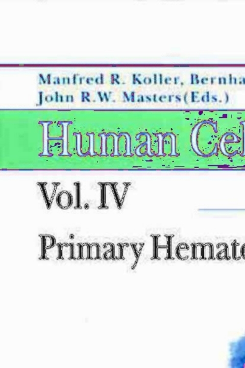 Book Human Cell Culture free
