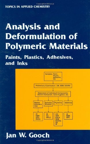 Book Analysis and Deformulation of Polymeric Materials: Paints, Plastics, Adhesives, and Inks (Topics in Applied Chemistry) free
