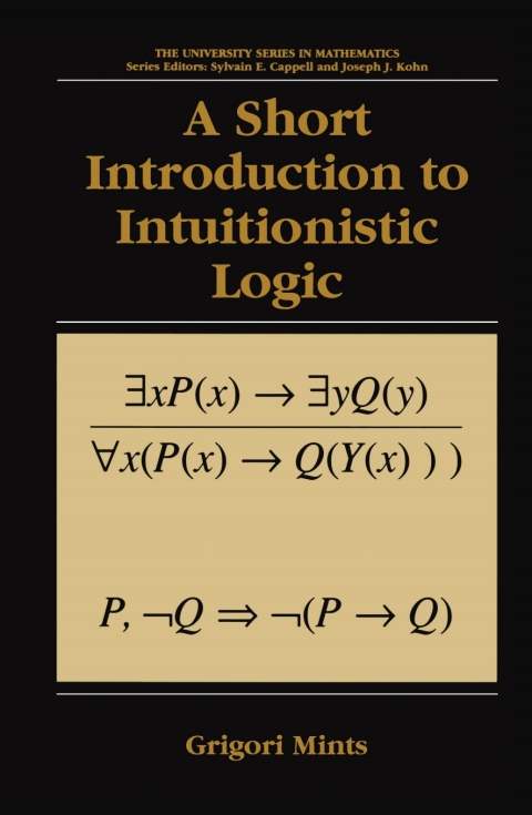 Book A Short Introduction to Intuitionistic Logic free