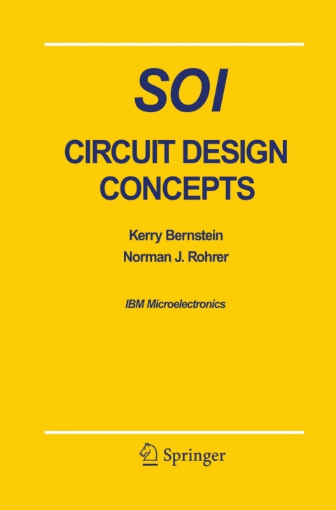 Book SOI Circuit Design Concepts free
