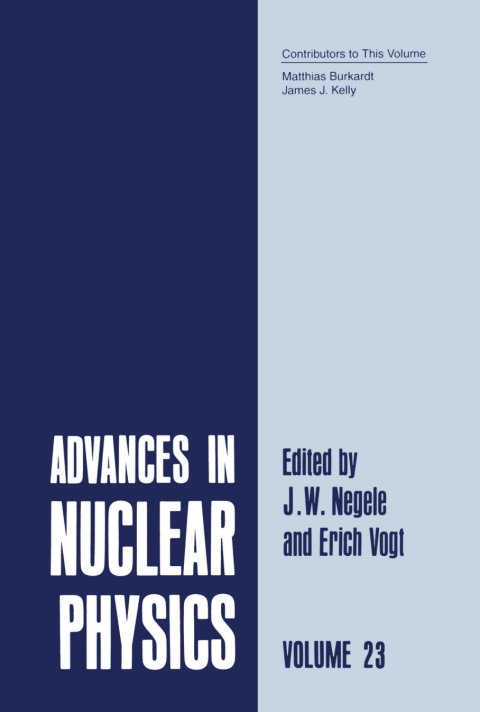 Book Advances in Nuclear Physics free
