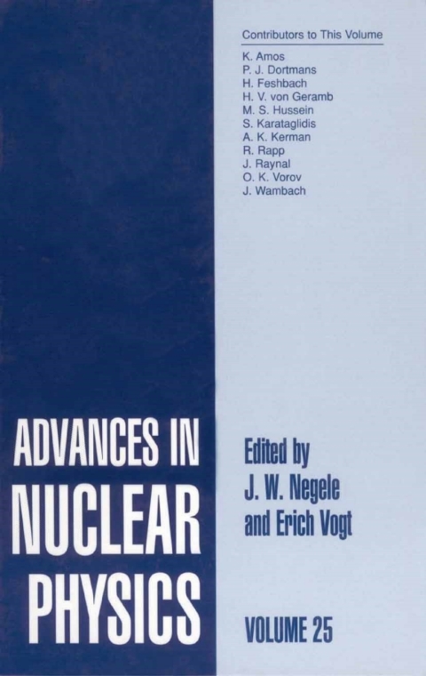 Book Advances in Nuclear Physics free