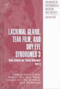Book Lacrimal Gland, Tear Film and Dry Eye Syndromes 3 (Volume 506) Set of 2 Books: Parts A & B free