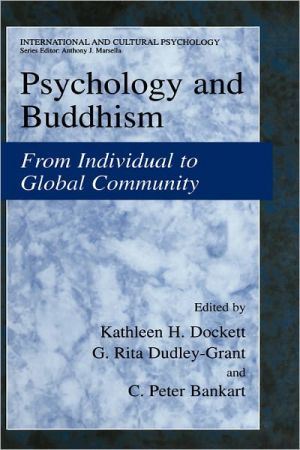 Book Psychology and Buddhism: From Individual to Global Community (International and Cultural Psychology) free