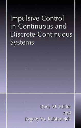 Book Impulsive Control In Continuous And Discrete-continuous Systems free