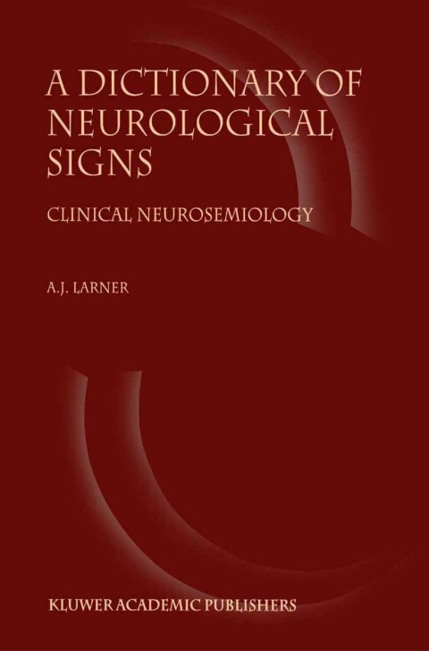 Book A Dictionary of Neurological Signs free