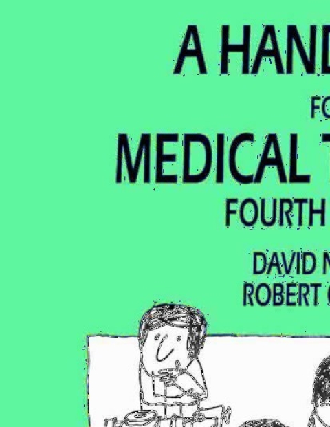 Book A Handbook for Medical Teachers free
