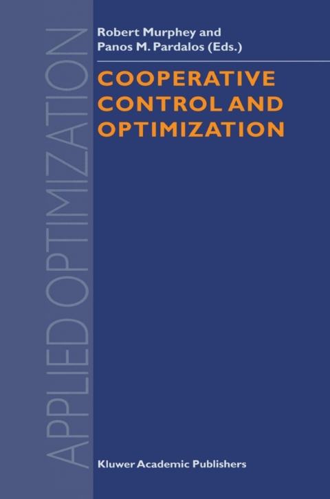 Book Cooperative Control and Optimization free
