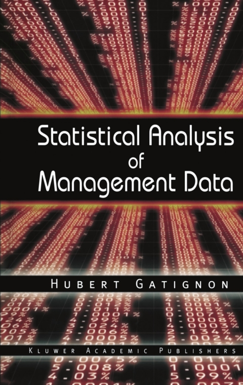 Book Statistical Analysis of Management Data free