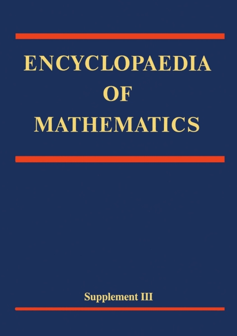 Book Encyclopaedia of Mathematics, Supplement III free