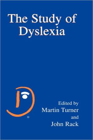 Book The Study of Dyslexia free