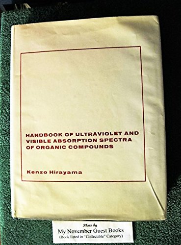 Book Handbook of Ultraviolet and Visible Absorption Spectra of Organic Compounds free