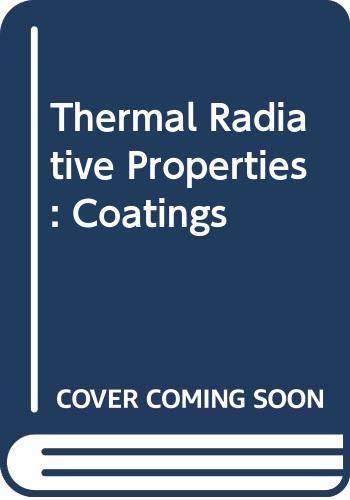 Book Thermal radiative properties: coatings free