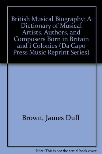 Book British Musical Bibliography (Da Capo Press music reprint series) free