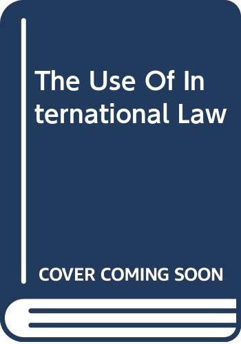 Book The Use Of International Law (the Thomas M. Cooley Lectures, 8th Ser) free