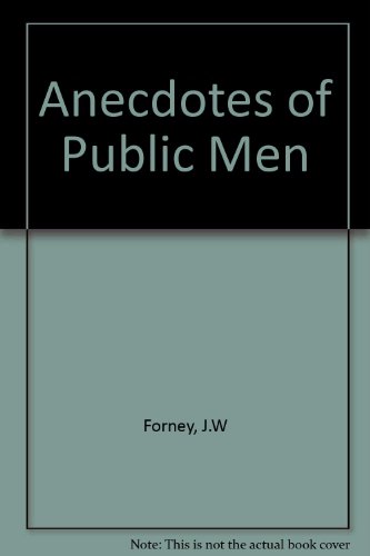 Book Anecdotes Of Public Men free