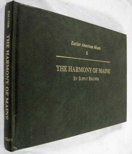 Book Harmony of Maine (Earlier American Music 6) free