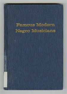 Book Famous Modern Negro Musicians (Da Capo Press Music Reprint Series) free