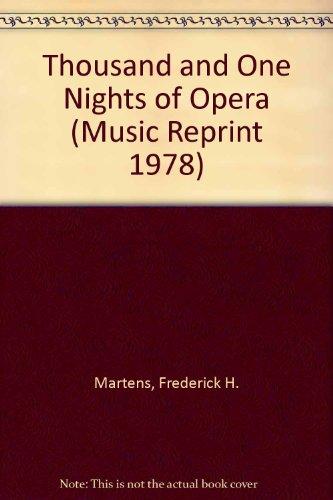 Book One Thousand And One Nights Of Opera free