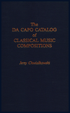 Book The Da Capo Catalog Of Classical Music Compositions free