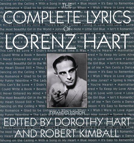 Book The Complete Lyrics Of Lorenz Hart free