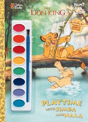 Book Playtime With Simba And Nala With Paint Brush And Paint Pots (disney's Lion King) free