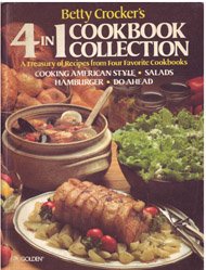 Book Betty Crocker's 4 in 1 Cookbook Collection (Cooking American Style / Salads / Hamburger Cookbook / Do-Ahead) free