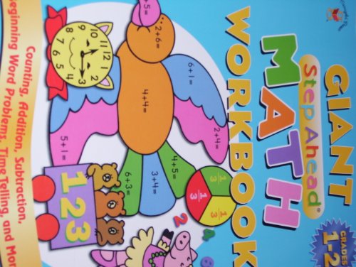 Book Giant Step Ahead Math Workbook (grades 1 - 2) free