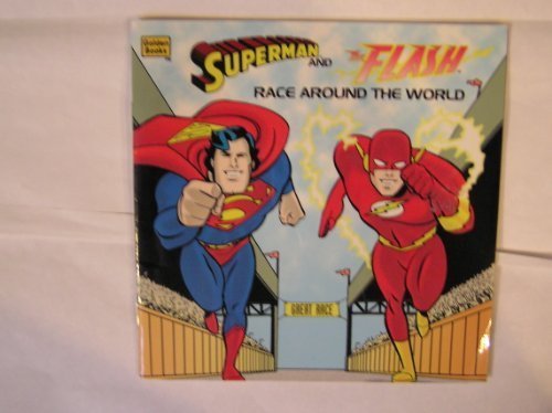 Book Superman/Flash/Race Arnd World (Golden Books) free