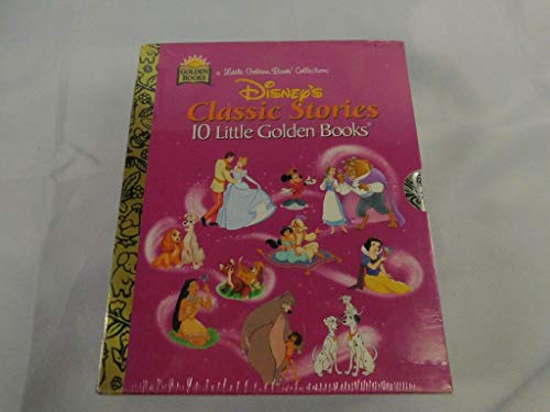 Book Disney's Classic Stories, 10 Little Golden Books [[Slipcase with 10 hardcover books with the decorative gold spine] 1996] free