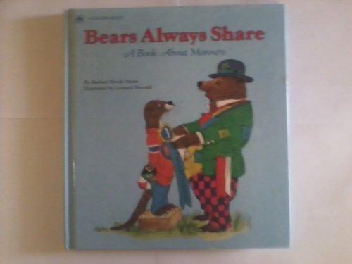 Book Bears Always Share: A Book About Manners free