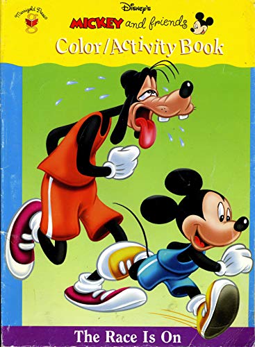 Book Disney's Mickey and Friends: The Race is On (Color/Activity Book) free