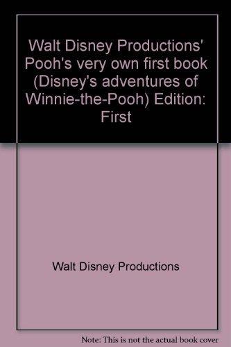 Book Walt Disney Productions' Pooh's very own first book (Disney's adventures of Winnie-the-Pooh) free