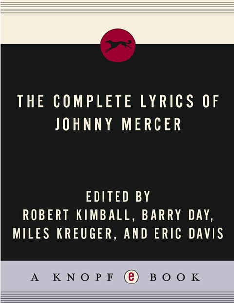 Book The Complete Lyrics of Johnny Mercer free