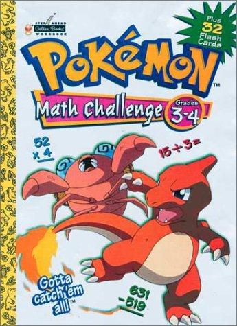 Book Pokemon Math Challenge Grades 3-4 Plus 32 Flash Cards free