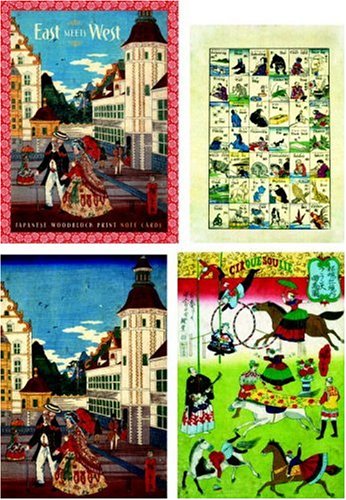 Book East Meets West--japanese Print Small Note Cards free