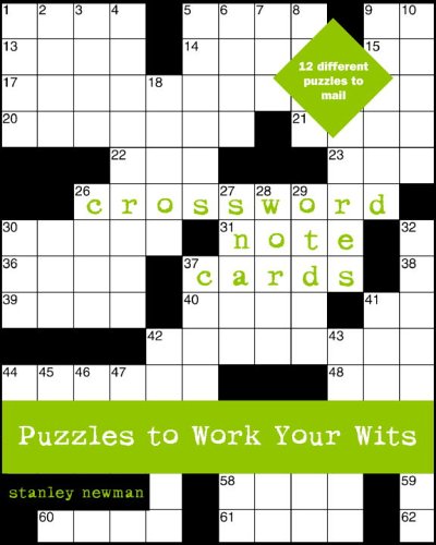 Book Crossword Note Cards: Puzzles to Work Your Wit free